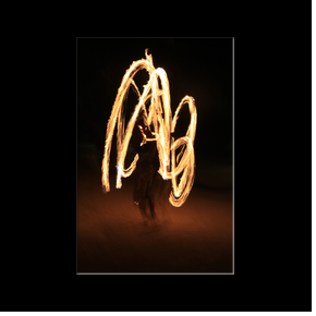 Fire dancer
