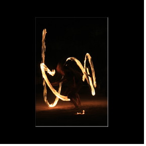 Fire dancer