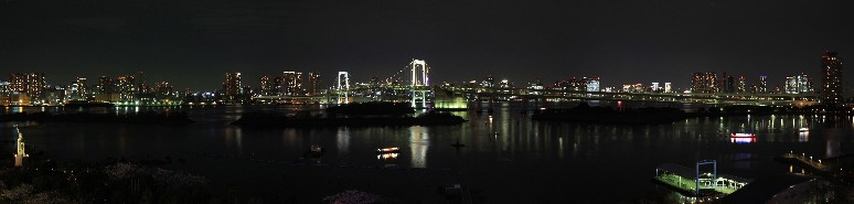 Baie de Tokyo depuis Odaiba