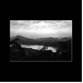 Vue depuis le mont Phoussi  Luang Prabang