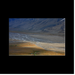 Au dessus de Longyearbyen...
