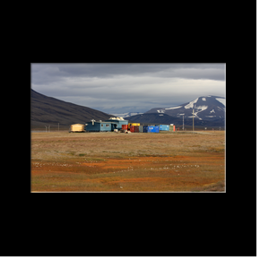 Baraquements autour de Longyearbyen