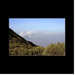 Vue sur le Kilimanjaro depuis Saddle Hut