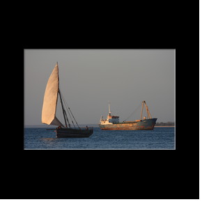 Boutre au large de Stone Town