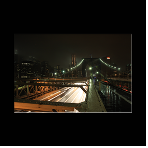 Traffic sur Brooklyn Bridge
