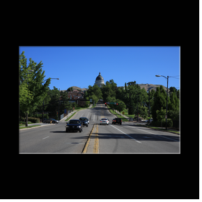 Road to the Utah State Capitol