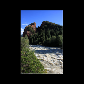 la colline de Razbitoye Serdtse (coeur bris)